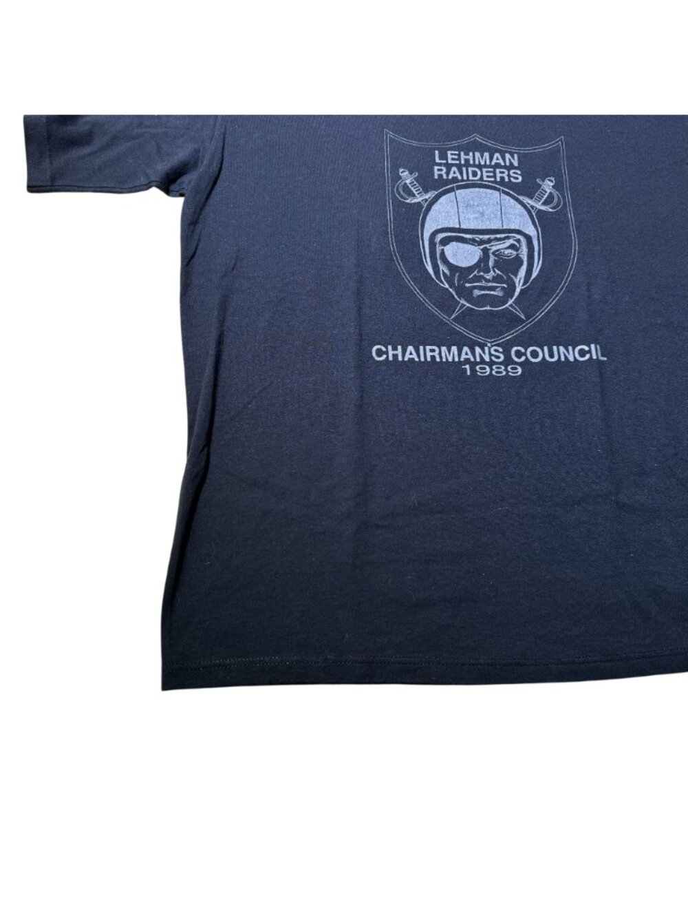 Vintage 1989 Lehman Raiders Chairman’s Council Graphic T Shirt USA Made XL - Picture 5 of 9